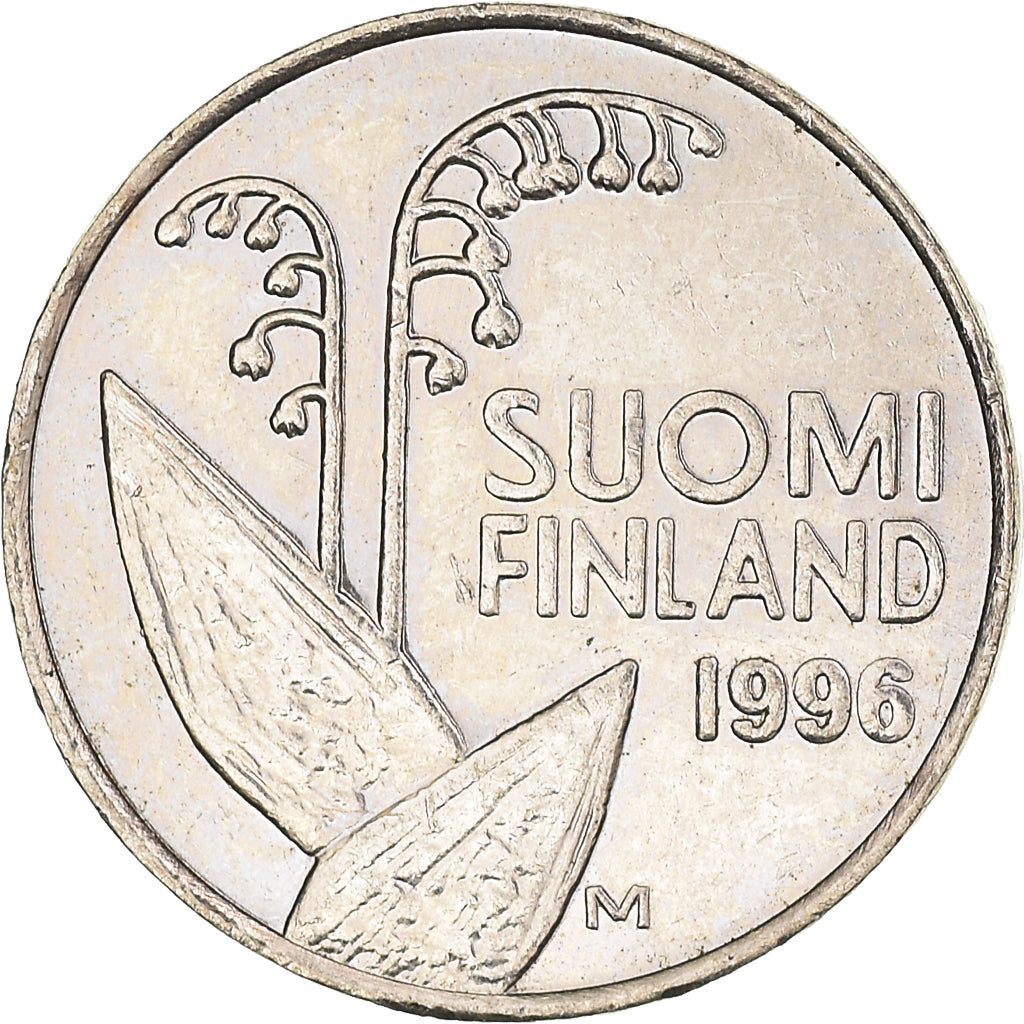 Moneda, Finlandia, 10 Pennia, 1996