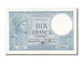 Banknot, Francja, 10 Francs, Minerve, 1939, 1939-10-19, UNC(63), Fayette:7.12