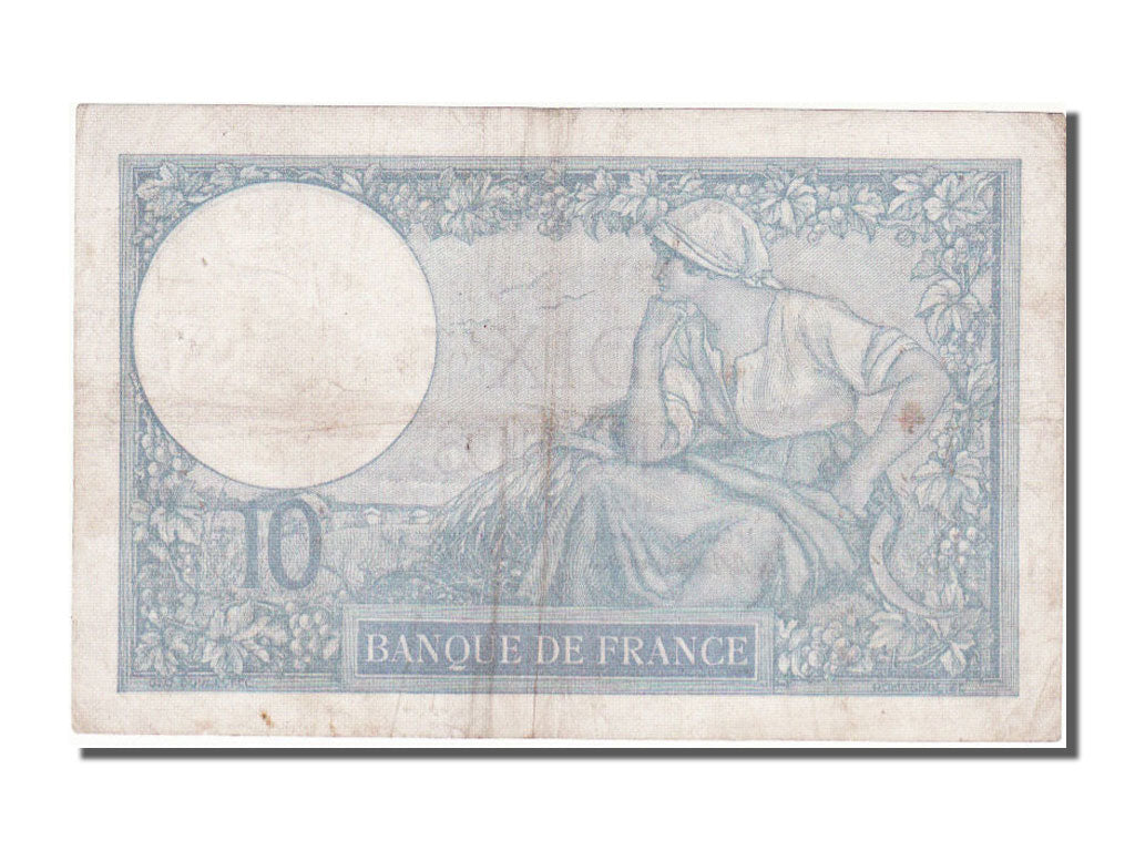 France, 10 Francs, 10 F 1916-1942 ''Minerve'', 1939, KM #84, 1939-11-02,...