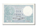 Biljet, Frankrijk, 10 Francs, 10 F 1916-1942 ''Minerve'', 1940, 1940-09-26, SPL
