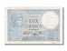 Geldschein, Frankreich, 10 Francs, 10 F 1916-1942 ''Minerve'', 1940, 1940-10-10