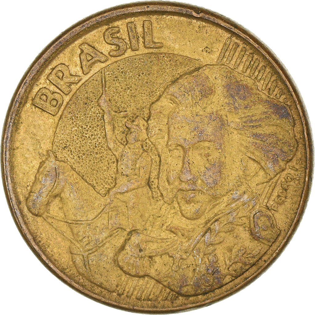 Moneta, Brasile, 10 Centavos, 2008