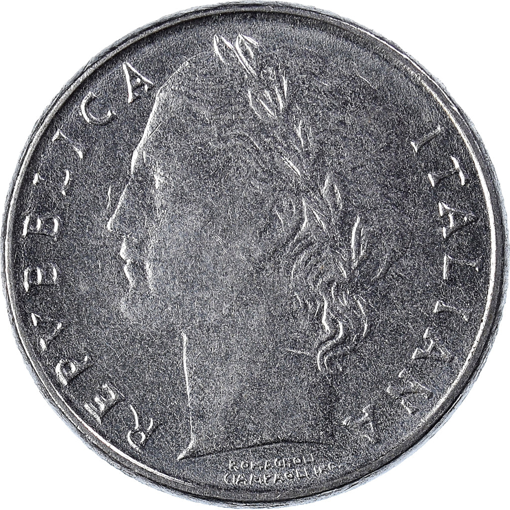 Moeda, Itália, 100 Lire, 1990