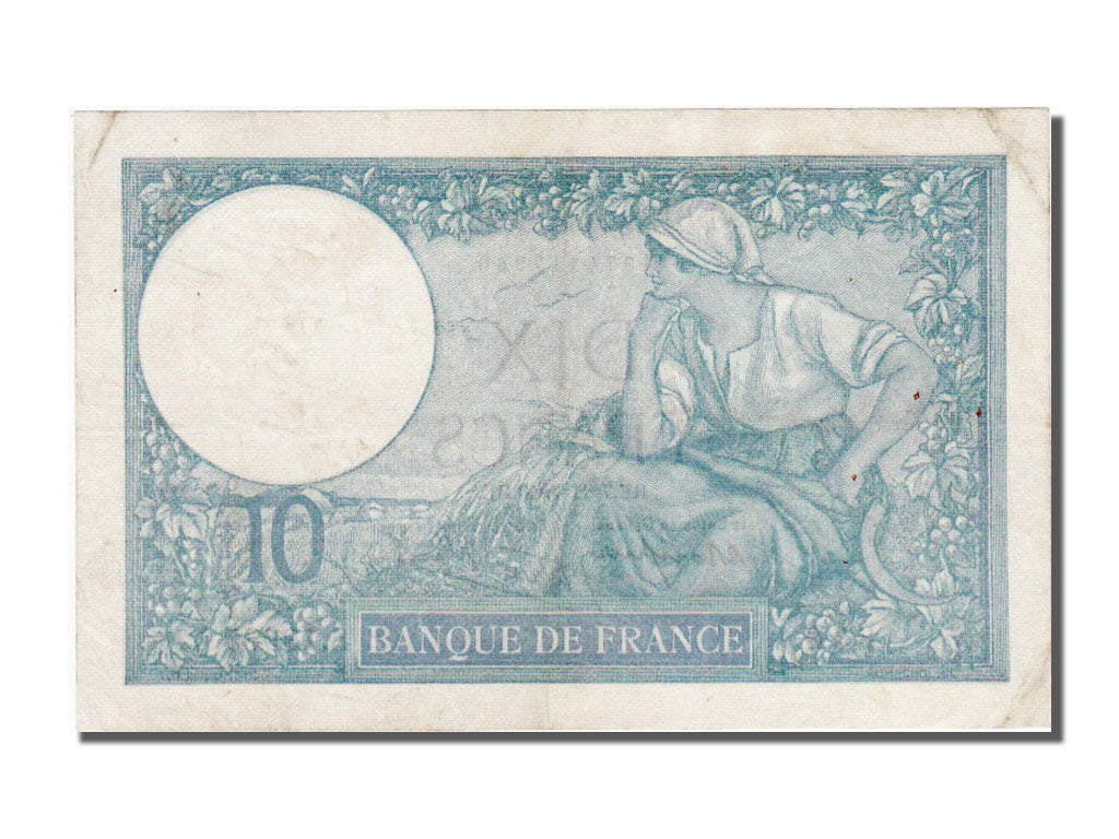 France, 10 Francs, 10 F 1916-1942 ''Minerve'', 1940, KM #84, 1940-11-07,...