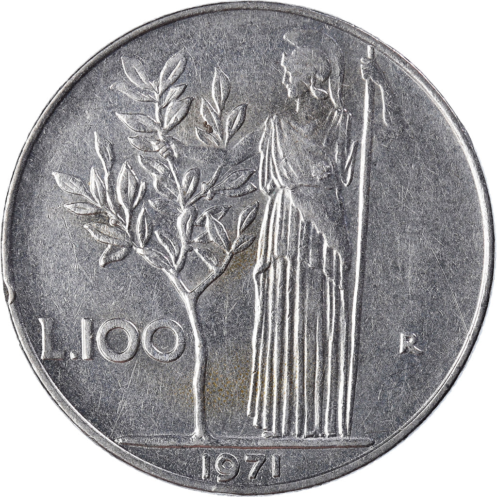 Moneta, Włochy, 100 Lire, 1971