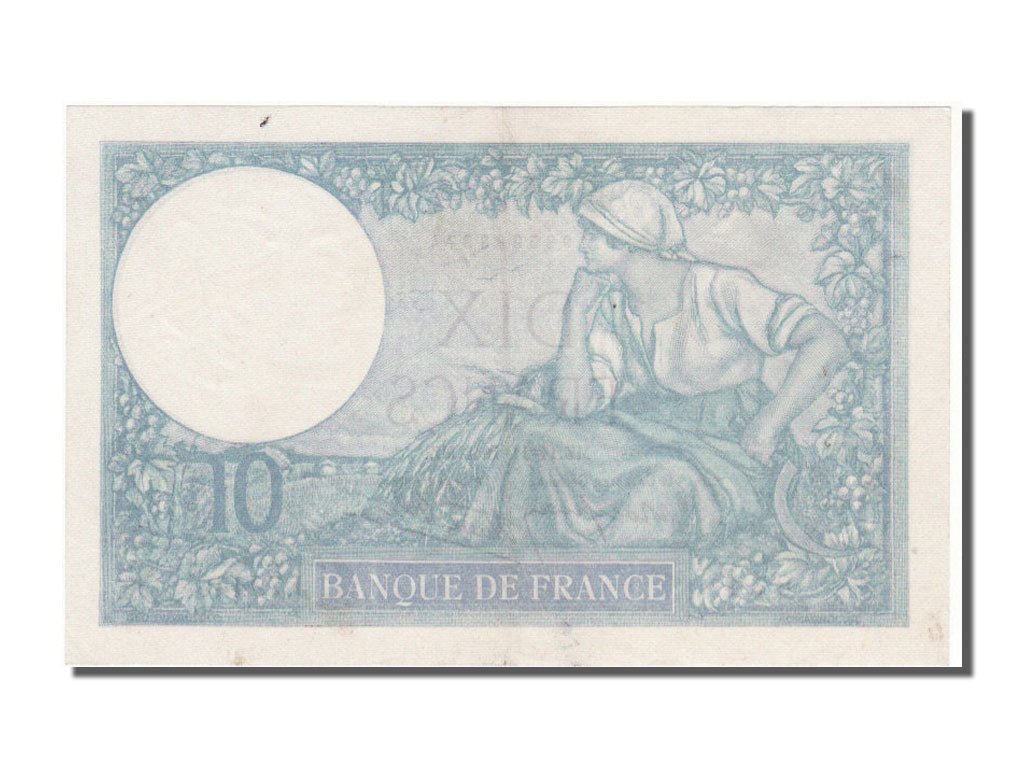France, 10 Francs, 10 F 1916-1942 ''Minerve'', 1940, KM #84, 1940-11-14,...