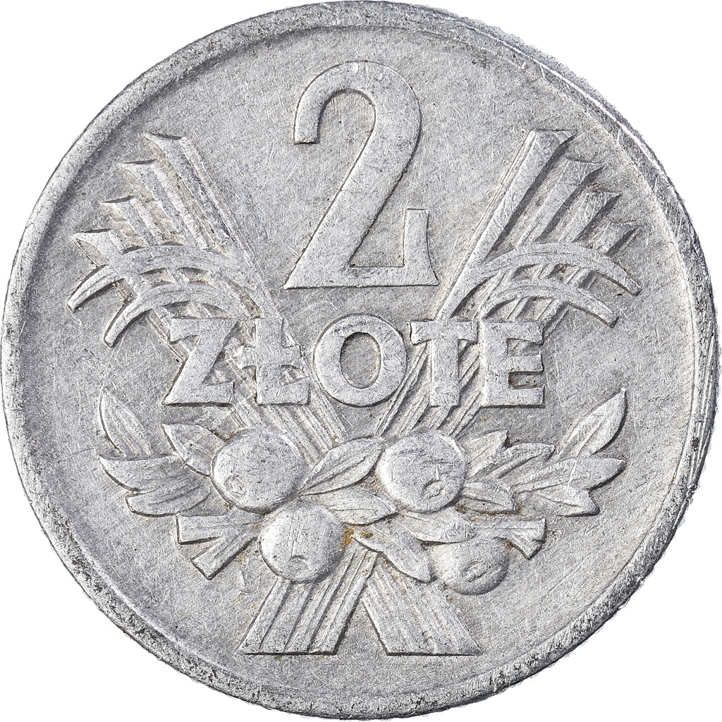 Moneta, Polonia, 2 Zlote, 1973