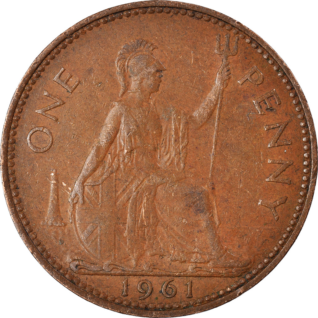 Moneta, Wielka Brytania, Penny, 1961
