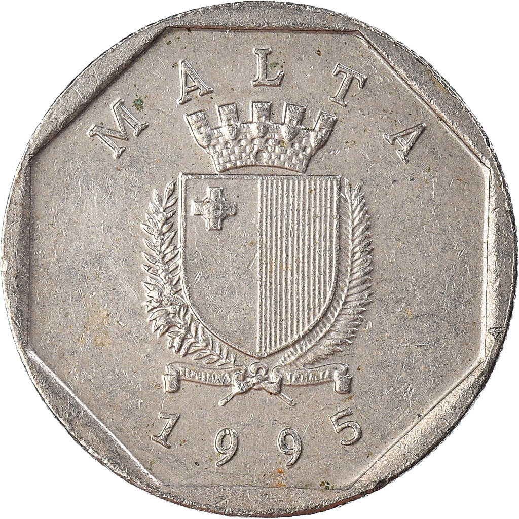 Münze, Malta, 5 Cents, 1995