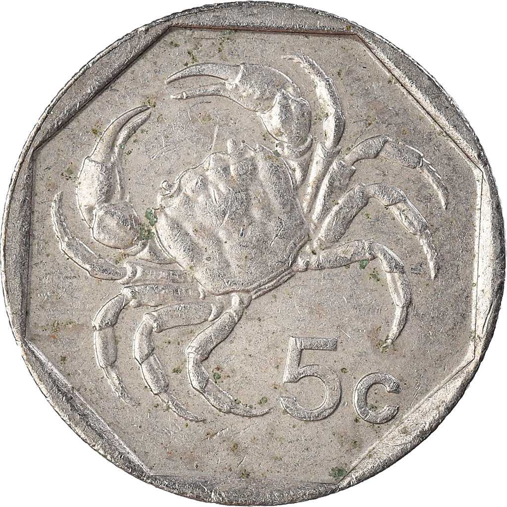 Münze, Malta, 5 Cents, 1995