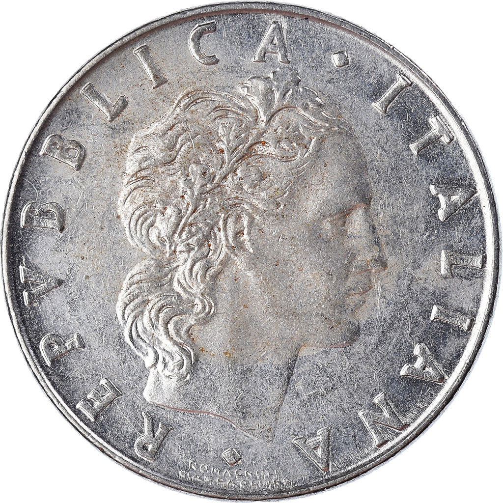 Moneta, Włochy, 50 Lire, 1975