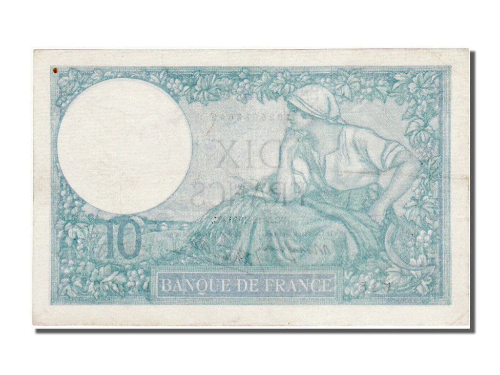 France, 10 Francs, 10 F 1916-1942 ''Minerve'', 1940, KM #84, 1940-12-05,...