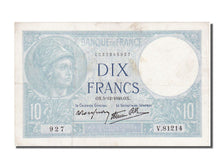 France, 10 Francs, 10 F 1916-1942 ''Minerve'', 1940, KM #84, 1940-12-05,...
