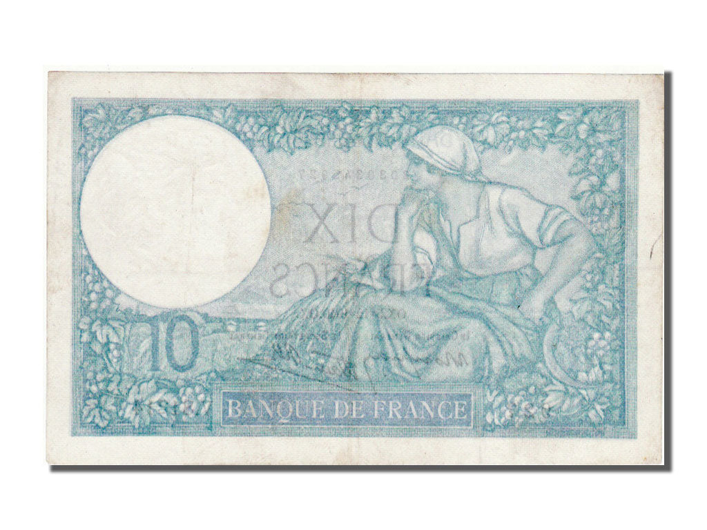 France, 10 Francs, 10 F 1916-1942 ''Minerve'', 1940, KM #84, 1940-12-05,...