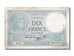 France, 10 Francs, 10 F 1916-1942 ''Minerve'', 1940, KM #84, 1940-12-12,...