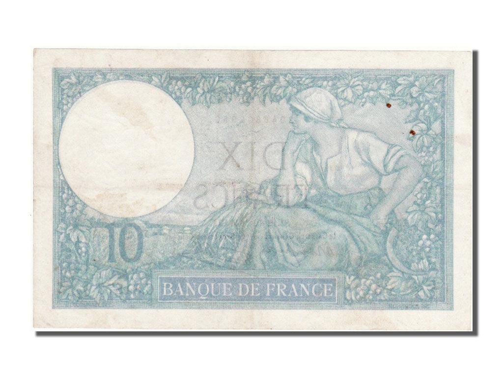 France, 10 Francs, 10 F 1916-1942 ''Minerve'', 1940, KM #84, 1940-12-12,...