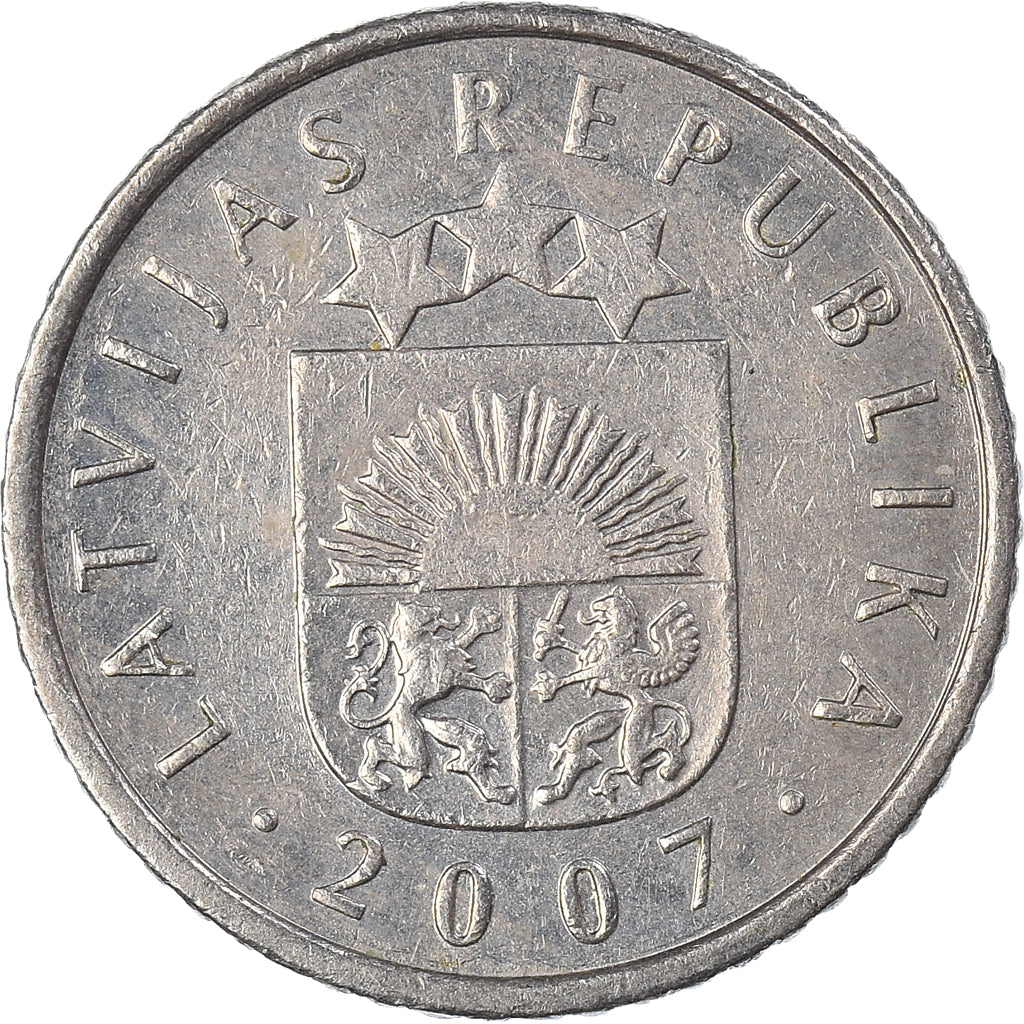 Coin, Latvia, 50 Santimu, 2007