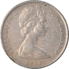 Coin, New Zealand, 5 Cents, 1972