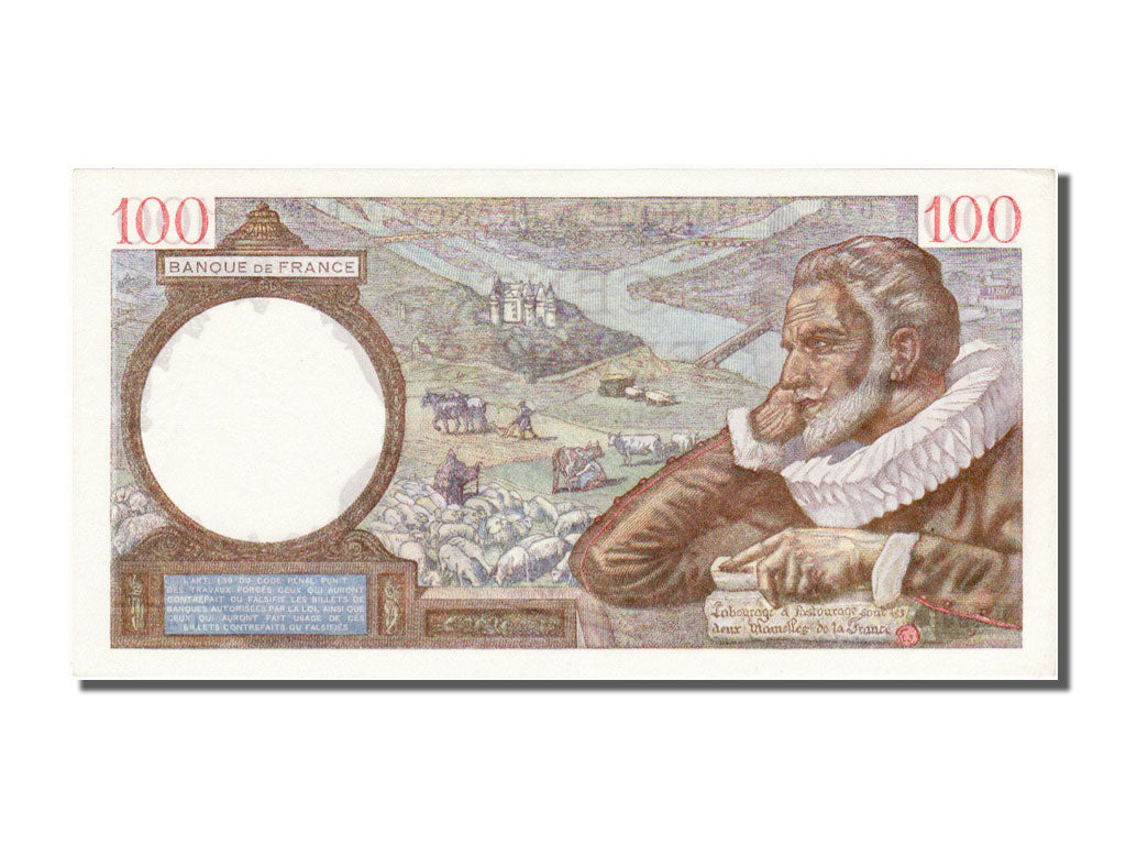 Banknote, France, 100 Francs, 100 F 1939-1942 ''Sully'', 1942, 1942-04-02