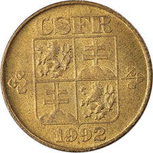 Monnaie, Tchécoslovaquie, Koruna, 1992