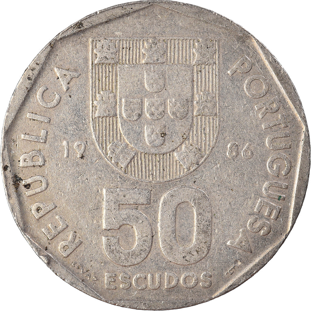 Coin, Portugal, 50 Escudos, 1986