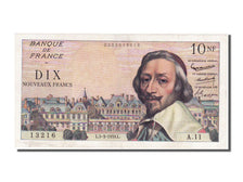 France, 10 Nouveaux Francs, 10 NF 1959-1963 ''Richelieu'', 1959, KM #142a,...