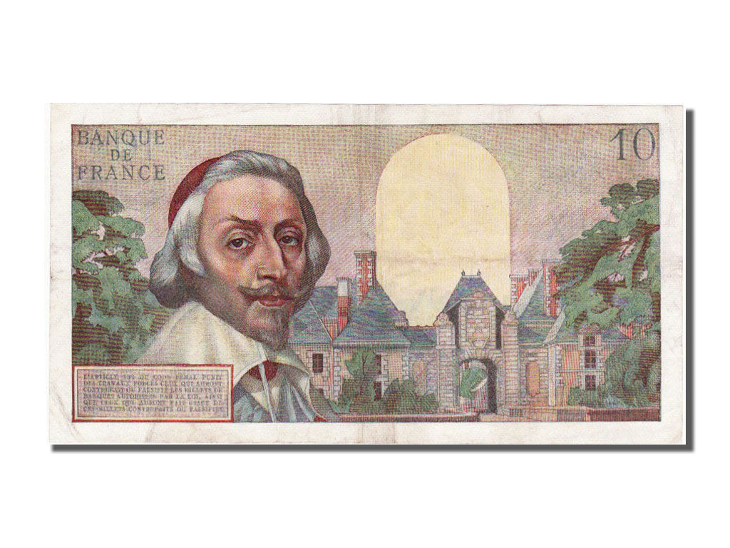 France, 10 Nouveaux Francs, 10 NF 1959-1963 ''Richelieu'', 1959, KM #142a,...