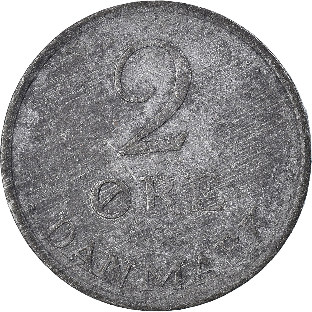 Moneta, Danimarca, 2 Öre, 1964