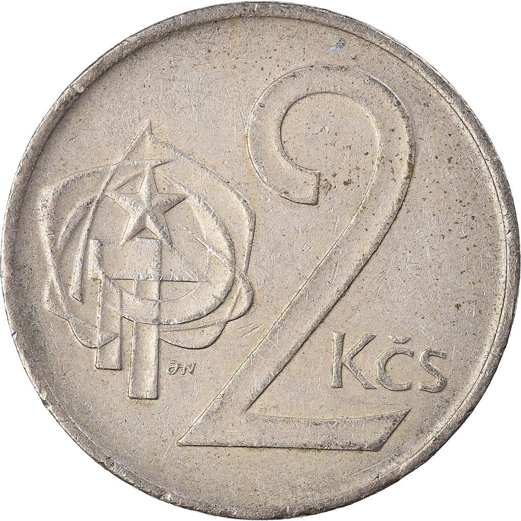 Moneta, Cecoslovacchia, 2 Koruny, 1980