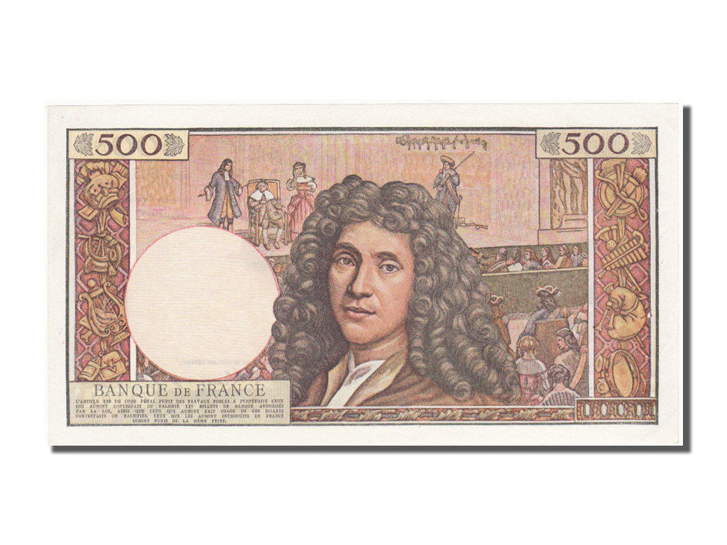 France, 500 Nouveaux Francs, 500 NF 1959-1966 ''Molière'', 1960, KM #145a, 1...