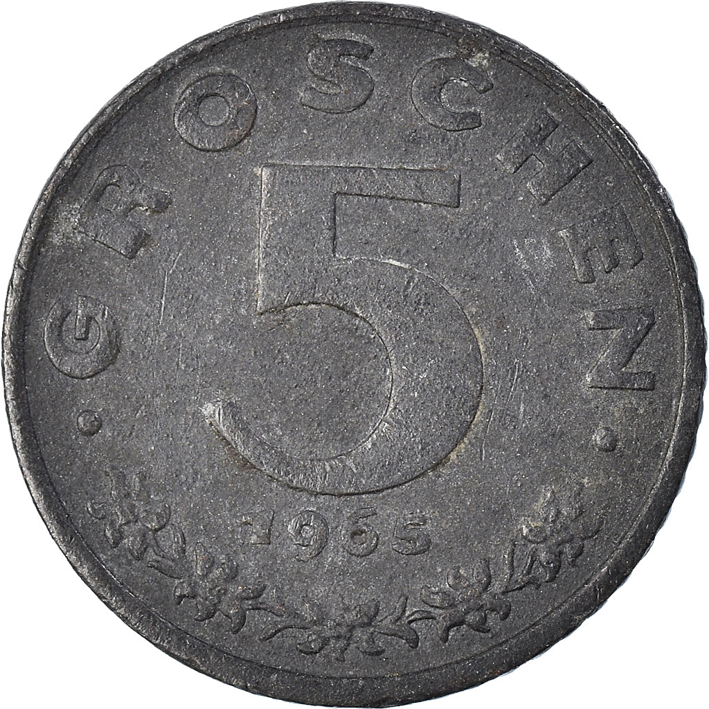 Coin, Austria, 5 Groschen, 1965