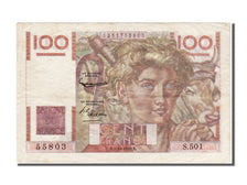 Banknot, Francja, 100 Francs, Jeune Paysan, 1952, 1952-10-02, EF(40-45)