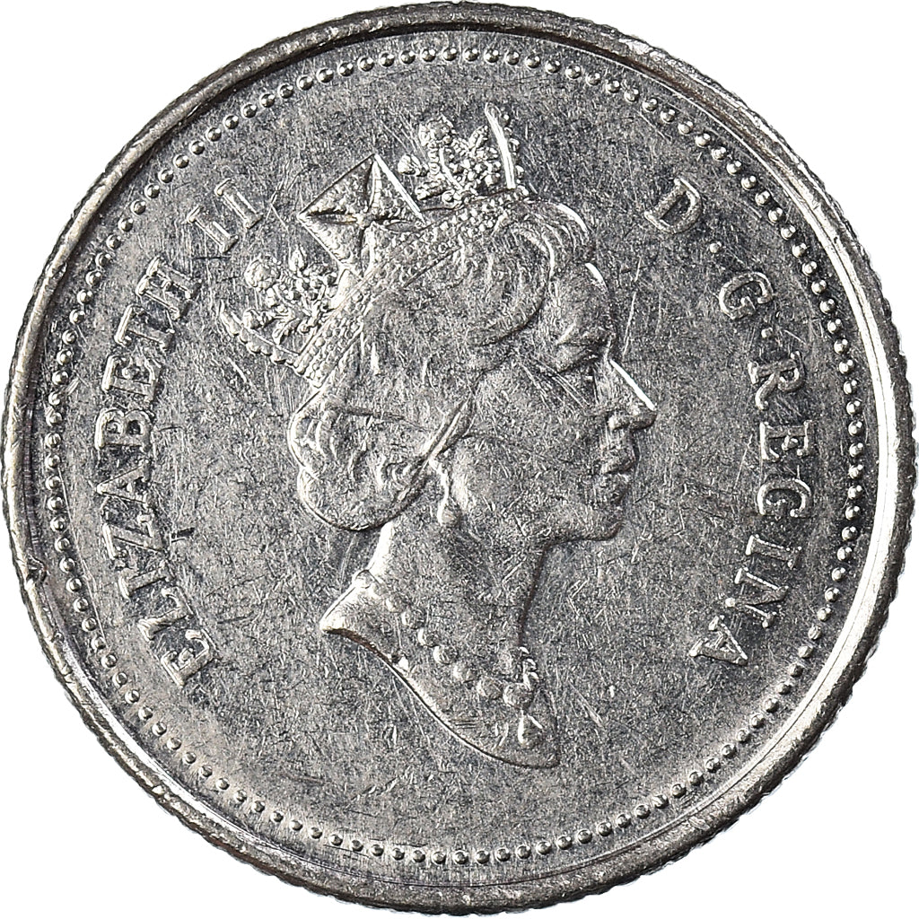 Moneda, Canadá, 10 Cents, 1991