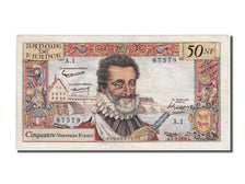 France, 50 Nouveaux Francs, 50 NF 1959-1961 ''Henri IV'', 1959, KM #143a,...
