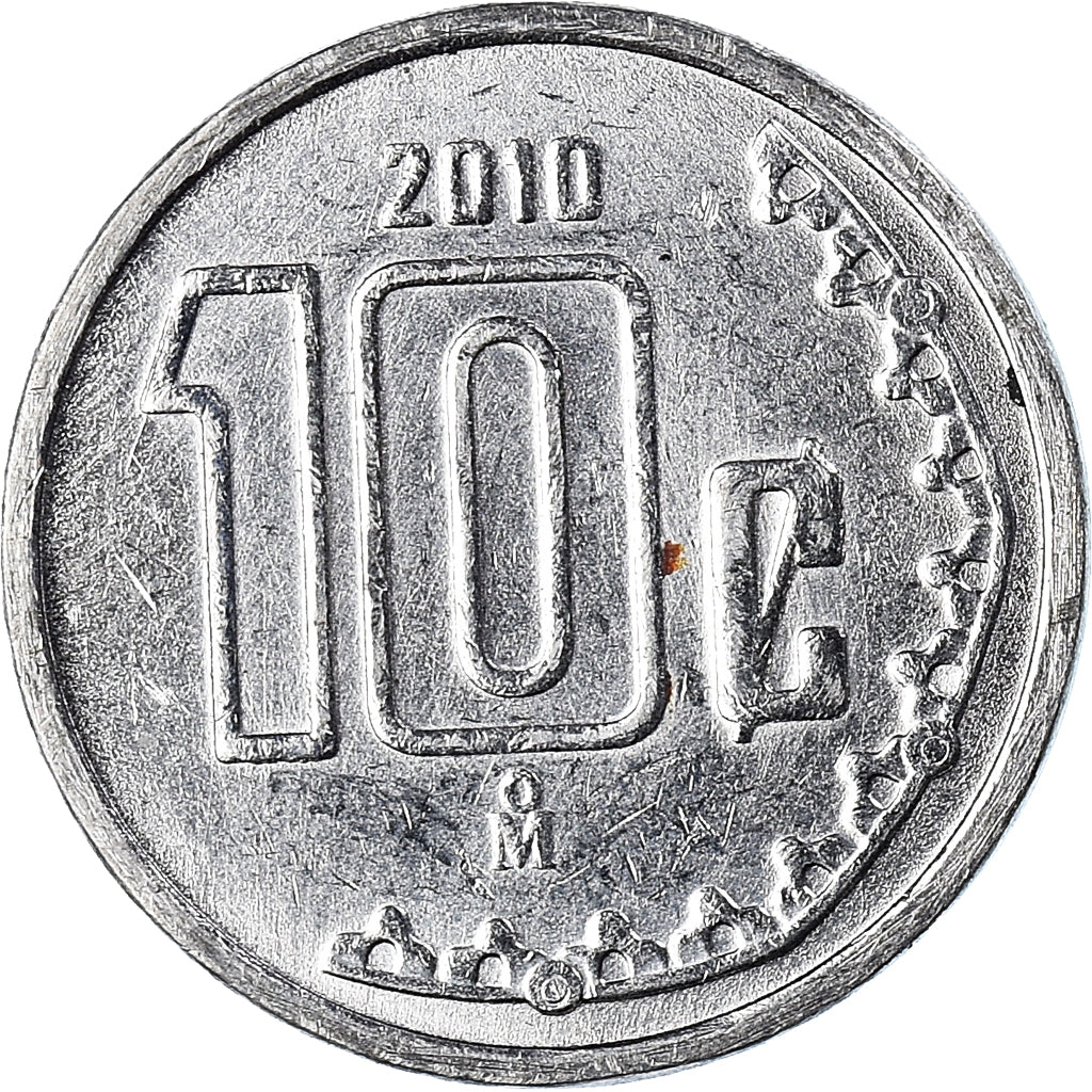 Moneta, Messico, 10 Centavos, 2010