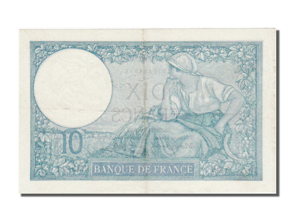France, 10 Francs, 10 F 1916-1942 ''Minerve'', 1940, KM #84, 1940-11-28,...