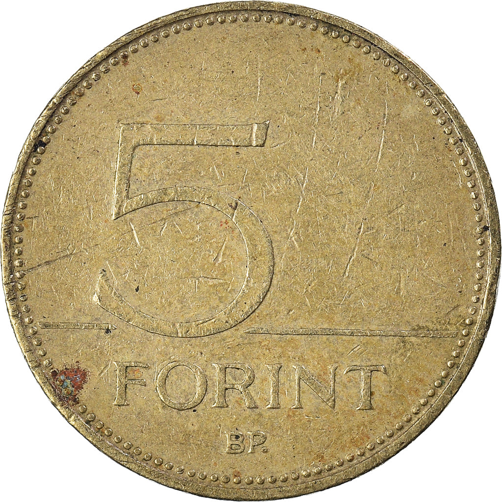 Moeda, Hungria, 5 Forint, 2002