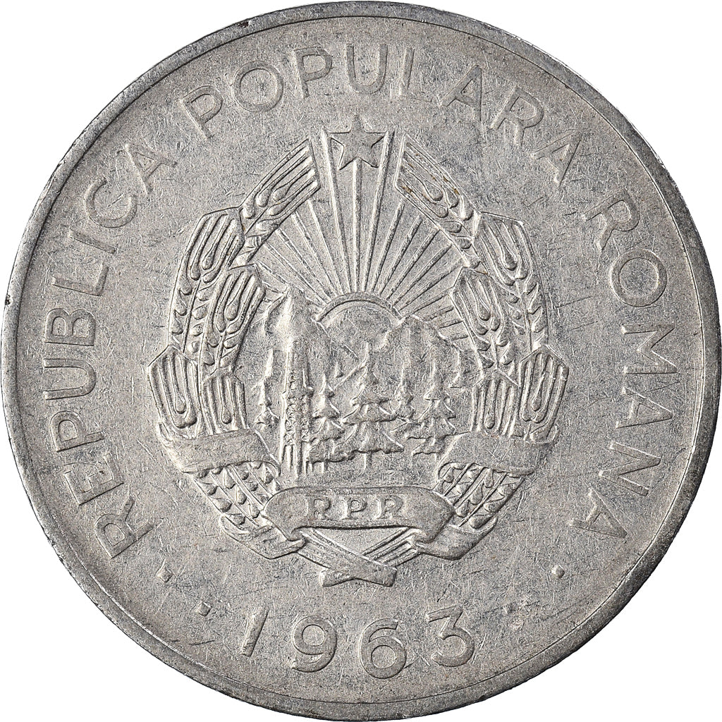 Moeda, Roménia, 3 Lei, 1963