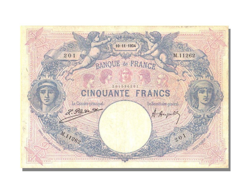 50 Francs Bleu et rose type 1889
