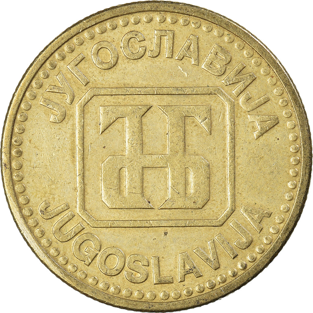 Moneda, Yugoslavia, 50 Dinara, 1992