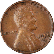 Moneta, Stati Uniti, Cent, 1958