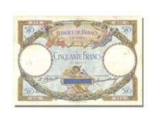 FRANCE, 50 Francs, 1927, KM #77a, 1927-02-21, VF(30-35), O.51, Fayette #15.1