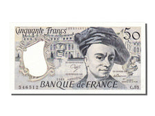 France, 50 Francs, 50 F 1976-1992 ''Quentin de La Tour'', 1989, KM #152d,...