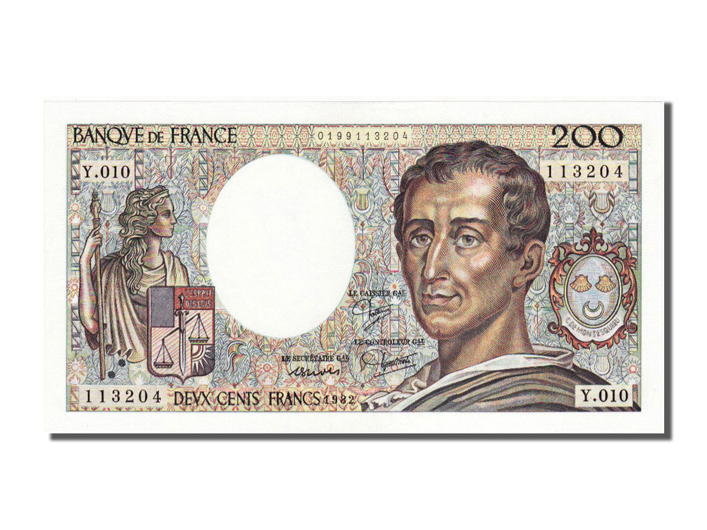 Billet, France, 200 Francs, 200 F 1981-1994 ''Montesquieu'', 1982, NEUF