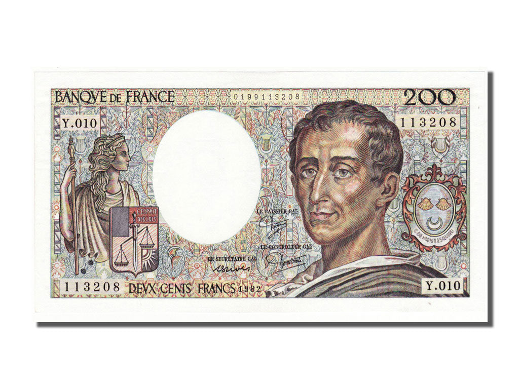 Billet, France, 200 Francs, 200 F 1981-1994 ''Montesquieu'', 1982, NEUF