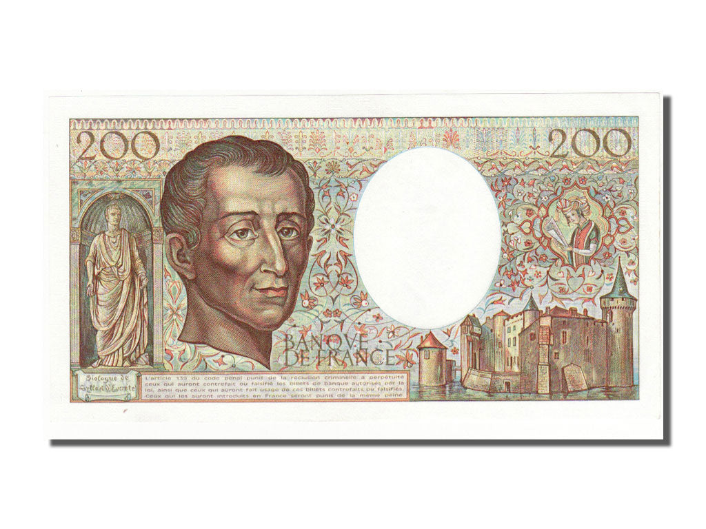 Billet, France, 200 Francs, 200 F 1981-1994 ''Montesquieu'', 1982, NEUF