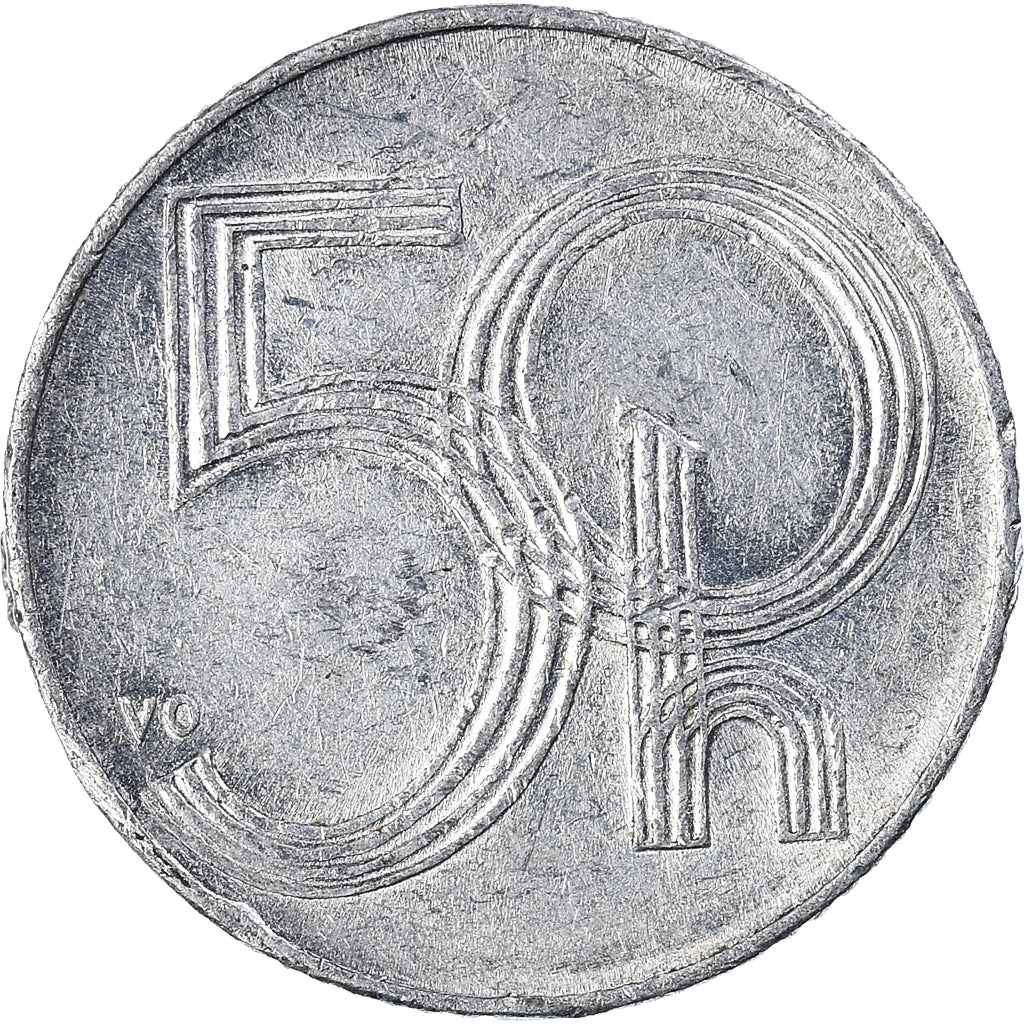 Monnaie, République Tchèque, 50 Haleru, 1994