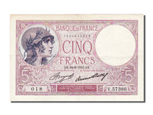 France, 5 Francs, 5 F 1917-1940 ''Violet'', 1933, KM #72e, 1933-08-24,...
