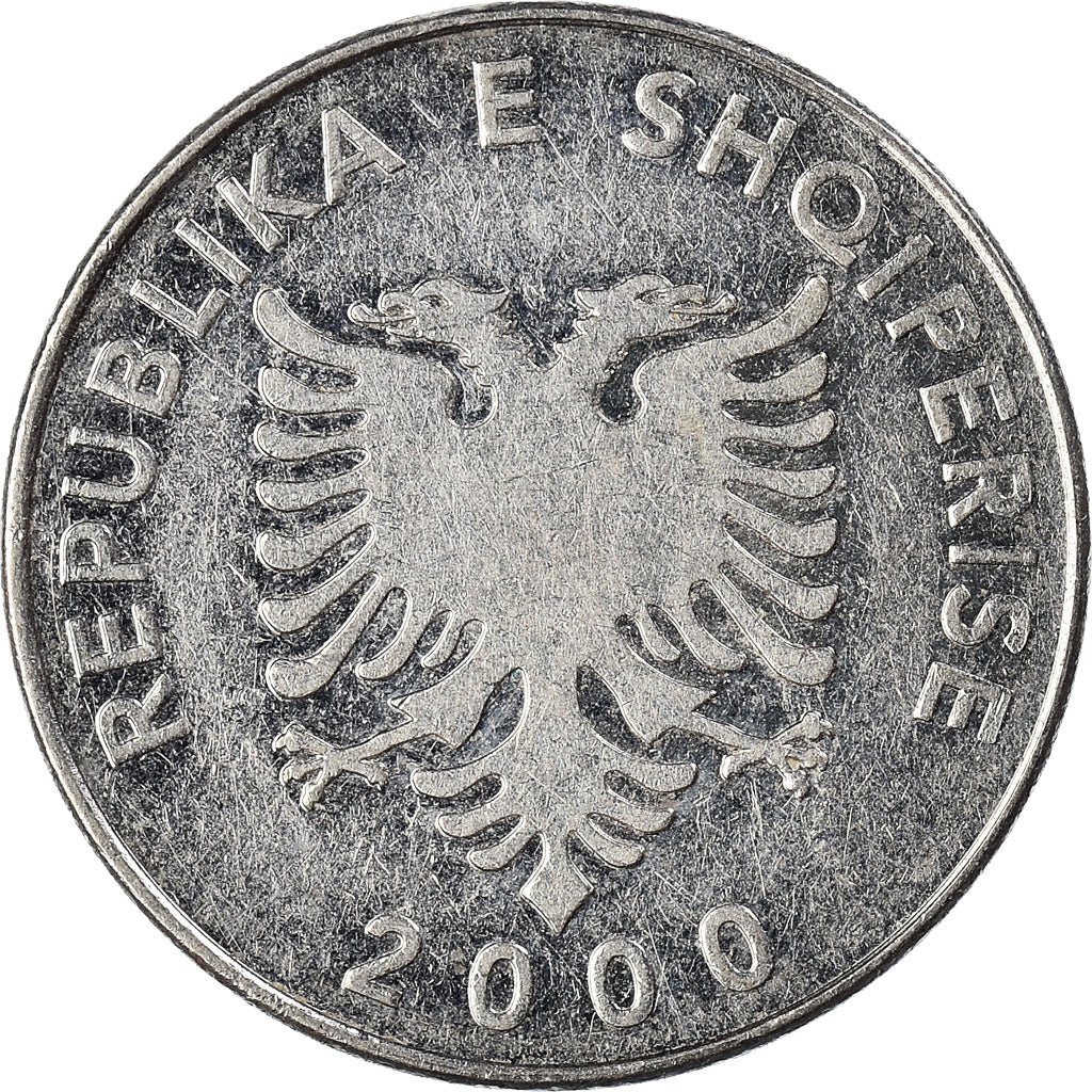Monnaie, Albanie, 5 Lekë, 2000