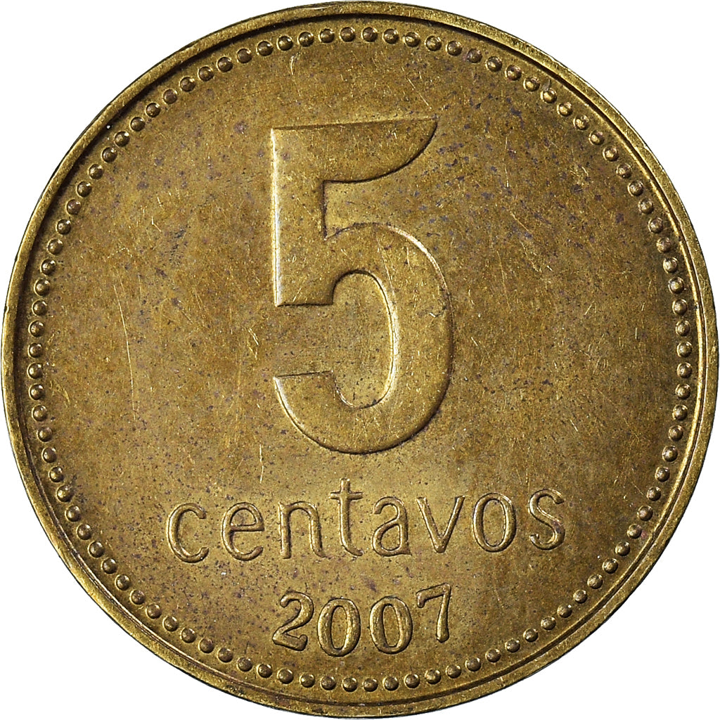 Moneta, Argentina, 5 Centavos, 2007